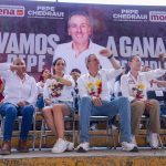 El Candidato realizó su cierre de campaña con gran ánimo en la U.H La Margarita